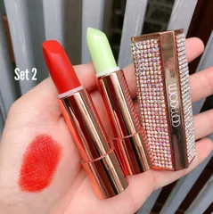 Set 2 Cây Son Wodwod - Son Dưỡng Môi Từ Thiên Nhiên, Màu Sắc Đa Dạng, Giữ Ẩm Lâu, Quà Tặng Làm Đẹp Tuyệt Vời