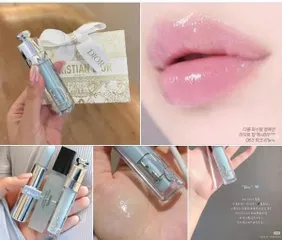 Son Dior 065 Addict Lip Maximizer Icy Blue ( tách set ko vỏ giấy) - Thỏi Son Dưỡng Ẩm Màu Xanh Độc Đáo, Tăng Cường Độ Bóng Môi, Trang Điểm Sang Trọng
