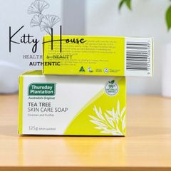 Xà Phòng Dưỡng Da Tinh Dầu Tràm Trà Thurrsday 125g - Giải Pháp Cho Da Dầu, Mụn, Giảm Thâm, Kháng Khuẩn, Làm Sáng Da