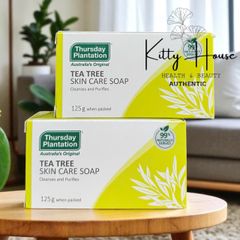 Xà Phòng Dưỡng Da Tinh Dầu Tràm Trà Thurrsday 125g - Giải Pháp Cho Da Dầu, Mụn, Giảm Thâm, Kháng Khuẩn, Làm Sáng Da