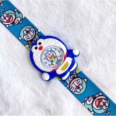 Đồng Hồ Đập Tay Doremon Dễ Thương Cho Bé Gái - Đồng Hồ Kim Nhựa An Toàn, Chất Liệu Bền, Quà Tặng Ý Nghĩa Cho Trẻ Em 2-6 Tuổi