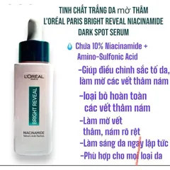 [BILL PHAP] Serum L’Oreal #Bright Reveal mơ nam, tan nhan, sang da