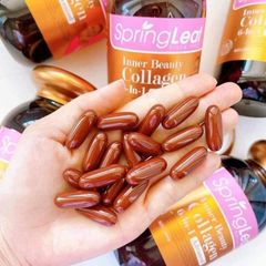 Viên uống collagen 6 trong 1 Springleaf - Bổ sung sức khỏe da, móng, tóc, hỗ trợ trẻ hóa và giữ ẩm từ thương hiệu Homart Úc