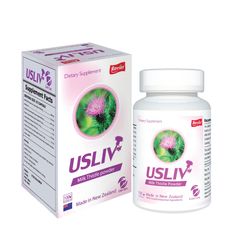 Bổ gan USLIV Milk Thistle Powder New Zealand 60 viên