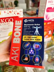 Viên uống AKI BONE Glucosamin - Dưỡng và Bôi Trơn Khớp, Giảm Đau Khớp Hiệu Quả, Bảo Vệ Sự Linh Hoạt Của Khớp