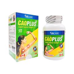 Bổ xương khớp, tăng chiều cao USCare CAO PLUS Canada 100 viên