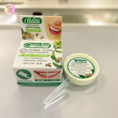 Bột Làm Trắng Răng Movitronix™ Green Herb - Bột Đánh Răng Thảo Dược Tự Nhiên Giúp Tẩy Trắng Răng An Toàn và Hiệu Quả