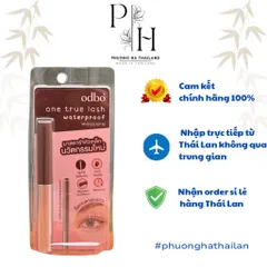 Mascara Odbo One True Lash Waterproof 5g - Chống Thấm Nước, Lông Mi Dài Đẹp Tự Nhiên, Hàng Thái Lan