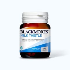 Viên Uống Bổ Gan Blackmores Milk Thistle 42 Viên - Chiết Xuất Cây Kế Sữa Hỗ Trợ Chức Năng Gan Duy Trì Sức Khỏe Gần Hơn