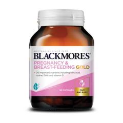 Viên uống Blackmores Pregnancy & Breastfeeding Gold - Bổ sung vitamin & khoáng chất cho mẹ và bé (60 viên)