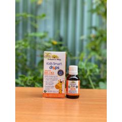 Vitamin D3 + K2 Nature's Way Kids Smart Drops (11ml) - Hỗ trợ hấp thụ Canxi và tăng cường sức khỏe xương cho trẻ em