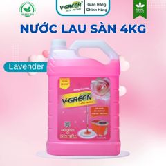 Nước Lau Sàn V-Green - Sạch Thơm Mát Với Hương Thiên Thảo, Quế, Charming - Dọn Dẹp An Toàn Cho Gia Đình