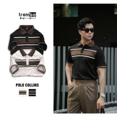Áo Polo Nam Thun Tổ Ong COLLINS - Thoáng Mát, Thấm Hút Tốt, Phong Cách Lịch Lãm Đi Làm, Dạo Phố, Chất Liệu Cao Cấp