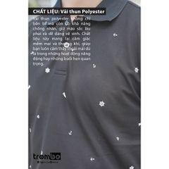 Áo Polo Nam Ngắn Tay Sailor Trombe Họa Tiết Mỏ Neo Chất Thun Rayon Thanh Lịch - Thời Trang Nam Cá Tính, Dễ Phối Đồ