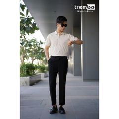 Áo Polo Nam Ngắn Tay Sailor Trombe Họa Tiết Mỏ Neo Chất Thun Rayon Thanh Lịch - Thời Trang Nam Cá Tính, Dễ Phối Đồ