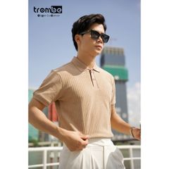 [Mua là có quà] Áo Polo Nam Dệt Kim Wooden Trombe Xớ Gỗ Mềm Mịn Thanh Lịch Đi Làm Đi Chơi
