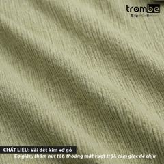 Áo Polo Nam Dệt Kim WOOD CRAFT Trombe Cổ V Mềm Mịn Thấm Hút Mồ Hôi - Thời Trang Thanh Lịch Đi Làm và Đi Chơi