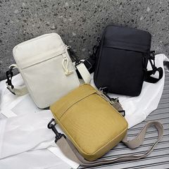Túi Đeo Chéo Canvas Năng Động Có Ngăn Tiện Lợi - Túi Thời Trang Basic dễ Phối Đồ cho Đi Học, Đi Làm, Đi Chơi