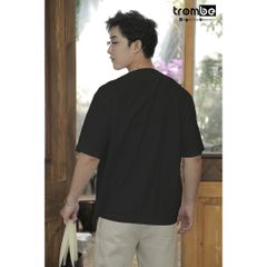 Áo Linen Thiết Kế Tencel Nam Hai Túi Trombe Cổ V Dáng Suôn Form Rộng