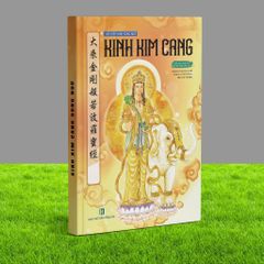 Vở Chép Kinh Kim Cang Song Ngữ - Chép Kinh Chữ Hán và Chữ Việt In Mờ Dễ Dàng Mang Theo A5
