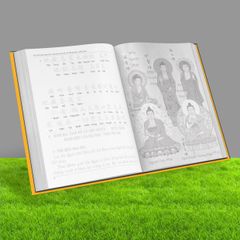 Vở Chép Kinh Song Ngữ Kinh Địa Tạng - In Mờ, Chép Chữ Hán và Việt A5, Hơn 300 Trang, Quà Tặng Tâm Linh, Học Tiếng Trung