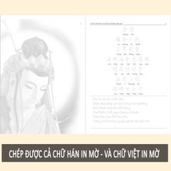 Vở Chép Kinh Tứ Thập Nhị Chương Song Ngữ A5 - In Mờ, Hỗ Trợ Chép Chữ Hán & Việt, Sách Học Tiếng Trung Tốt Nhất