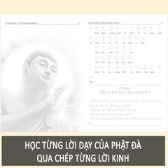 Vở Chép Kinh Tứ Thập Nhị Chương Song Ngữ A5 - In Mờ, Hỗ Trợ Chép Chữ Hán & Việt, Sách Học Tiếng Trung Tốt Nhất