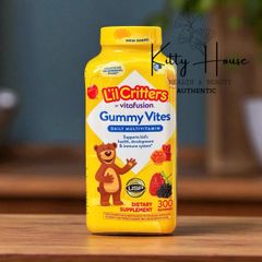 Kẹo Dẻo Gấu Bổ Sung Vitamin L'il Critters Gummy Vites 300 Viên - Vitamin Tổng Hợp Cho Trẻ Em Từ 2 Tuổi Trở Lên