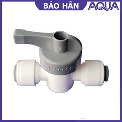 Khóa 2 Đầu Dây 6mm - Van Xả Tay và Ngang Cho Máy Lọc Nước RO - Phụ Kiện Tiện Lợi Cho Hệ Thống Lọc Nước