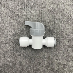 Khóa 2 Đầu Dây 6mm - Van Xả Tay và Ngang Cho Máy Lọc Nước RO - Phụ Kiện Tiện Lợi Cho Hệ Thống Lọc Nước