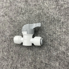 Khóa 2 Đầu Dây 6mm - Van Xả Tay và Ngang Cho Máy Lọc Nước RO - Phụ Kiện Tiện Lợi Cho Hệ Thống Lọc Nước