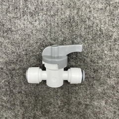 Khóa 2 Đầu Dây 6mm - Van Xả Tay và Ngang Cho Máy Lọc Nước RO - Phụ Kiện Tiện Lợi Cho Hệ Thống Lọc Nước