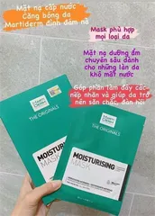 Mặt Nạ Dưỡng Ẩm Marti Derm Moisturerin 10 Miếng – Sản Phẩm Chăm Sóc Da Từ Mỹ, Cung Cấp Độ Ẩm Và Làm Sáng Da