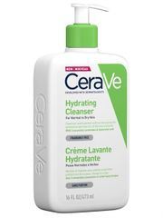 Sữa Rửa Mặt CeraVe Hydrating Cleanser 473ml Xanh Lá - Giúp Da Sạch Sẽ, Dưỡng Ẩm Từ Ceramide và Hyaluronic Acid, Phù Hợp Với Da Nhạy Cảm