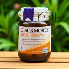 Viên uống Blackmores Bio C 1000mg - Bổ sung Vitamin C tăng cường sức khỏe, hỗ trợ làm đẹp da (31 viên)