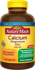 Viên uống bổ sung Calci - Magne - ZinC Nature Made 300v