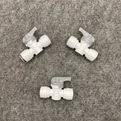 Khoá 2 Đầu Dây 10mm - Van Xả Tay & Ngang Máy Lọc Nước RO - Liên Kết Nhanh, Chất Liệu Nhựa Cao Cấp, Tiện Dụng Cho Gia Đình