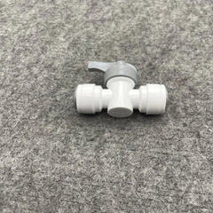 Khoá 2 Đầu Dây 10mm - Van Xả Tay & Ngang Máy Lọc Nước RO - Liên Kết Nhanh, Chất Liệu Nhựa Cao Cấp, Tiện Dụng Cho Gia Đình