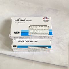 Kem Bôi Trĩ Doproct Thái Lan 10g - Giảm Ngứa, Cầm Máu, Hỗ Trợ Khỏe Hậu Môn, Ngăn Ngừa Búi Trĩ Mới
