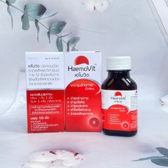 Viên uống tăng cân HaemoVit - Vitamin hỗ trợ tăng cân cho người gầy, dễ ngủ, tăng 3-5kg, hộp 100 viên nhập khẩu Thái Lan