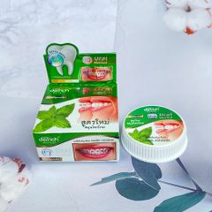 Bột Kem Đánh Răng Oral Herbal Thái Lan - Chăm Sóc Răng Miệng Cho Người Niềng Răng, Làm Trắng Răng và Giữ Miệng Thơm Tho