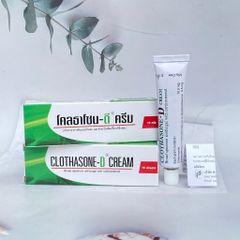 Kem Bôi Nấm Móng Thái Lan Clothasone-D 15g - Dưỡng Móng Tay, Chân Tự Nhiên, Thoa Ngày 2 Lần, Chăm Sóc Da Mặt