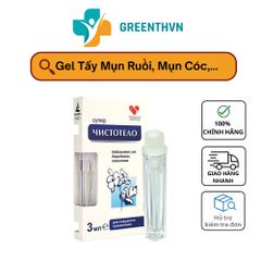 Gel tẩy nốt ruồi và mụn cóc Dvelinil Nga 3ml - Giải pháp làm sạch da hiệu quả cho nốt ruồi và mụn cơm
