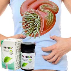 Viên Uống Detoxic Nga Chính Hãng Diệt Ký Sinh Trùng Hôi Miệng 20 viên