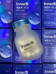 Viên uống cấp nước InnerB Aqua Rich 56 viên - Bổ sung Hyaluronic Acid và Collagen cho da sáng mịn, bảo vệ da khỏi tác hại môi trường