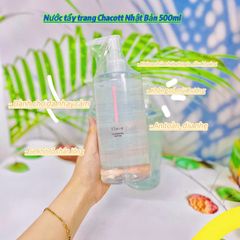 Tẩy trang Chacott Cleansing Water - Nước Tẩy Trang Nhẹ Nhàng Cho Da Mụn Nhạy Cảm, Không Chứa Hóa Chất Độc Hại