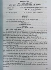 Bộ luật Dân sự, Bộ luật Tố tụng Dân sự (sửa đổi, bổ sung năm 2025) văn bản hướng dẫn thi hành