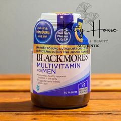 Viên Uống Vitamin Tổng Hợp Cho Nam Blackmores - Hỗ Trợ Sản Xuất Năng Lượng, Khỏe Mạnh Tinh Dục, 50 Viên