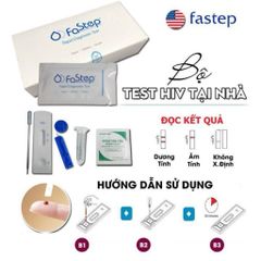 Bộ 3 Que Test Nhanh HIV Tại Nhà FASTEP - Xét Nghiệm Chính Xác Trên 99% - Dễ Dàng Sử Dụng Tại Gia