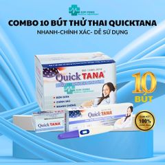 Combo 10 Bút Thử Thai Quicktana Tanaphar - Phát Hiện Thai Sớm Chính Xác Hai Vạch - Dụng Cụ Thử Thai Tiện Lợi
